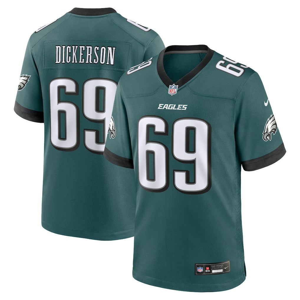 Landon Dickerson Philadelphia Eagles Team Game Jersey Midnight Green | Nike for Sale