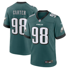 Jalen Carter Philadelphia Eagles Team Game Jersey Midnight Green | Nike for Sale