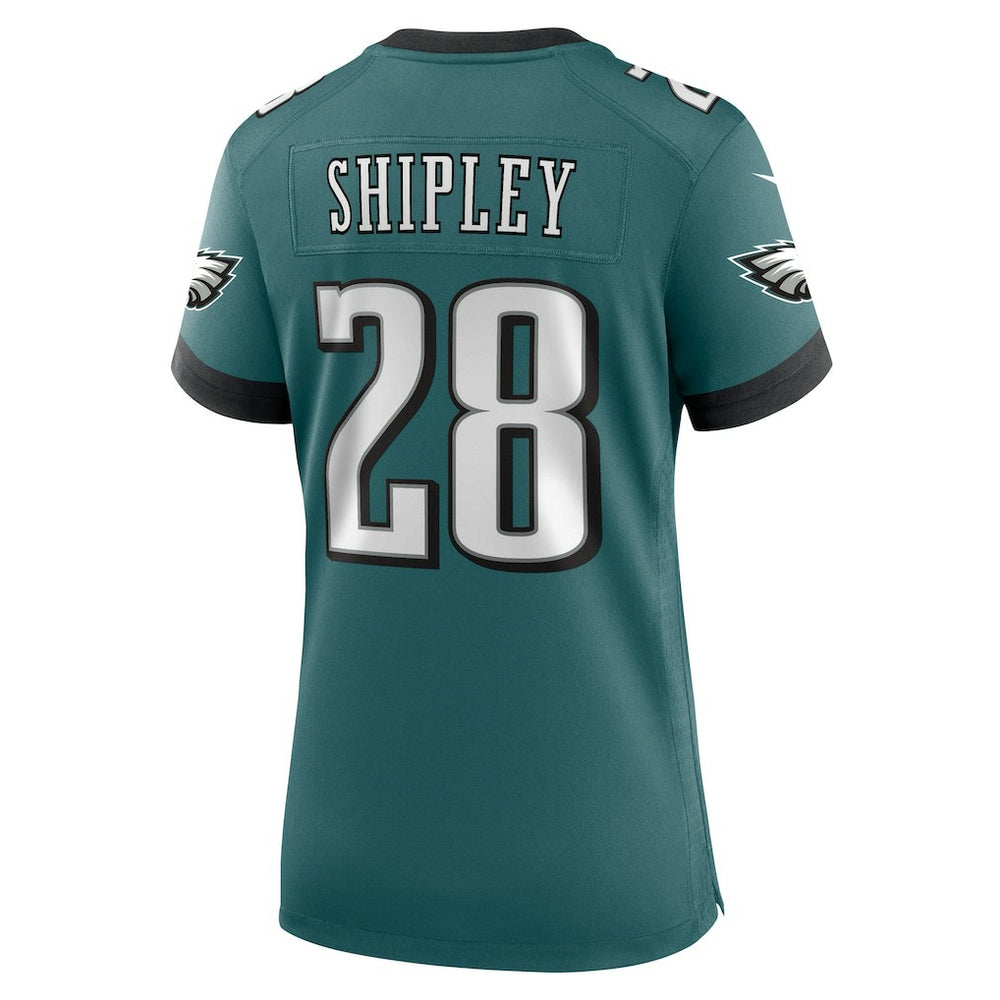 Will Shipley Philadelphia Eagles Women's Team Game Jersey Midnight Green | Nike for Sale