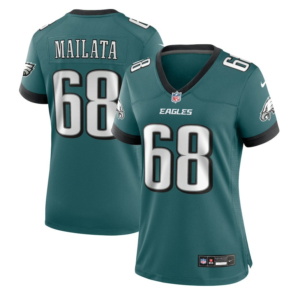 Jordan Mailata Philadelphia Eagles Women's Team Game Jersey Midnight Green | Nike for Sale