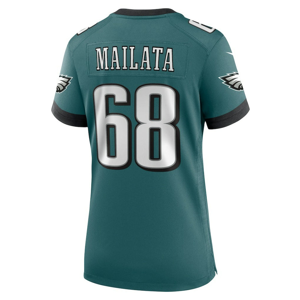 Jordan Mailata Philadelphia Eagles Women's Team Game Jersey Midnight Green | Nike for Sale