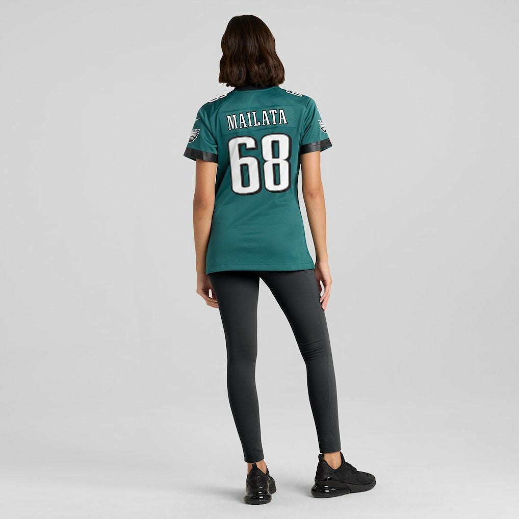Jordan Mailata Philadelphia Eagles Women's Team Game Jersey Midnight Green | Nike for Sale