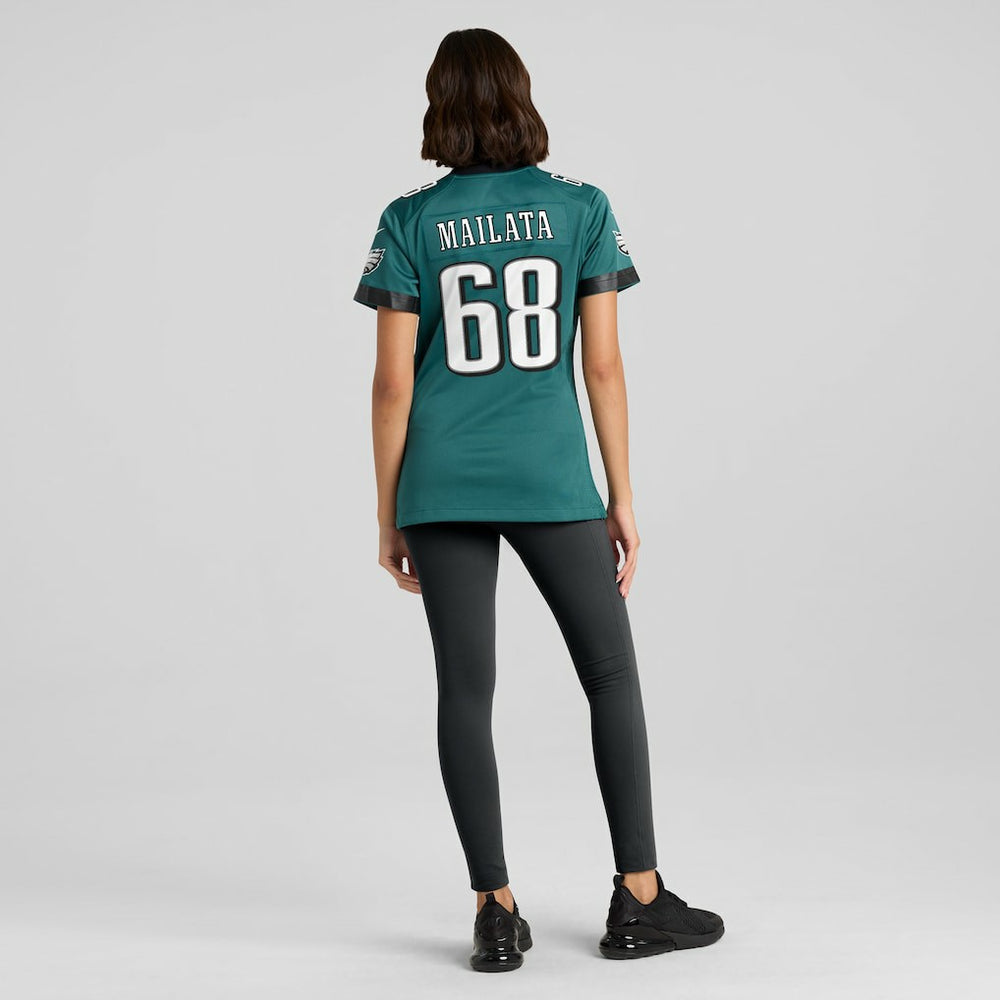 Jordan Mailata Philadelphia Eagles Women's Team Game Jersey Midnight Green | Nike for Sale