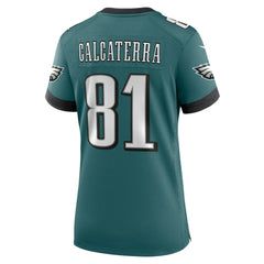 Grant Calcaterra Philadelphia Eagles Women's Team Game Jersey Midnight Green | Nike for Sale