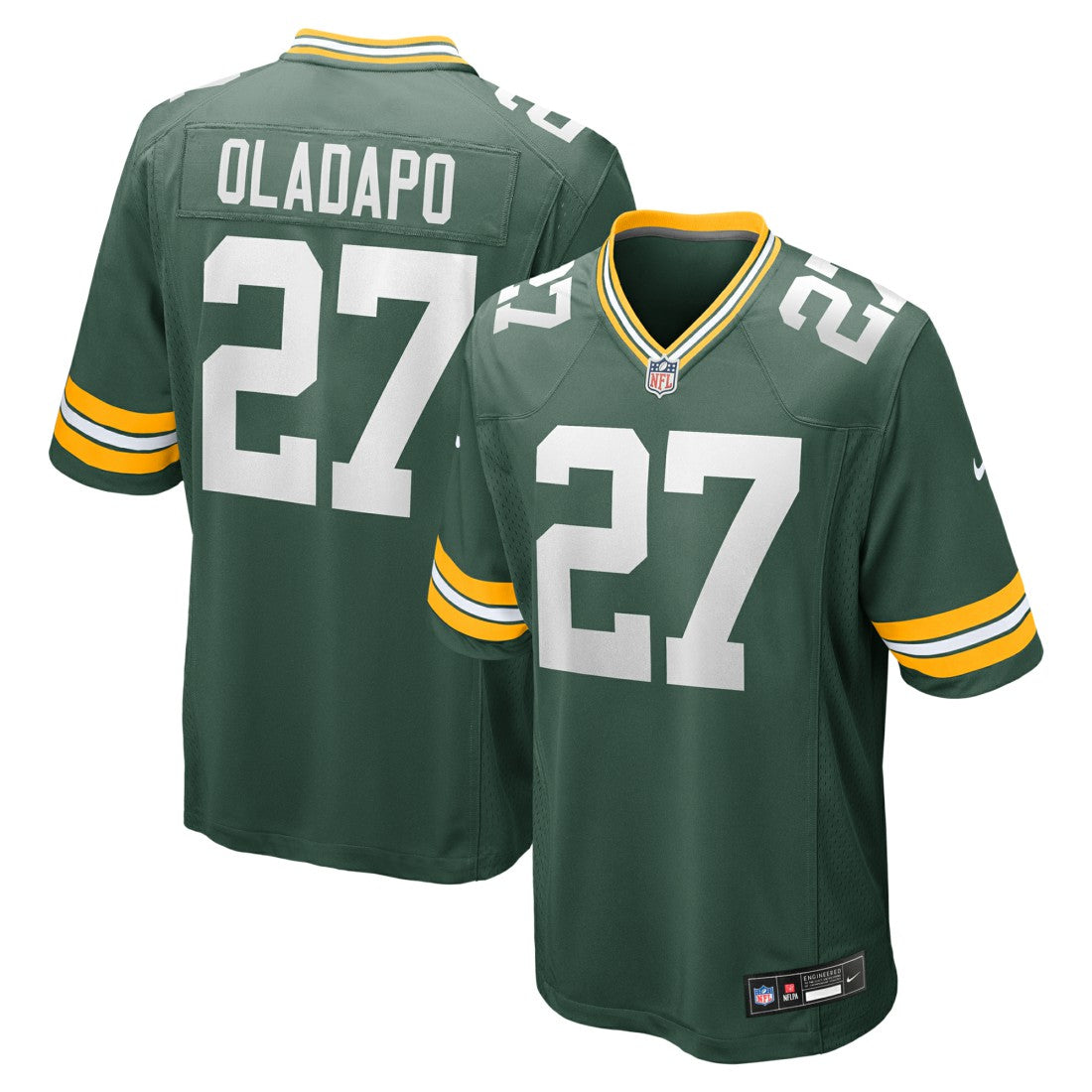 Kitan Oladapo Green Bay Packers Game Jersey Green | Nike for Sale
