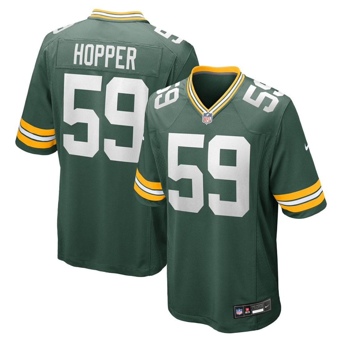 Ty'Ron Hopper Green Bay Packers Game Jersey Green | Nike for Sale