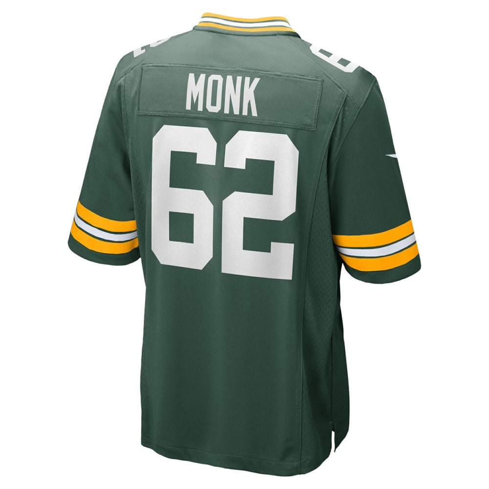 Jacob Monk Green Bay Packers Game Jersey Green | Nike for Sale