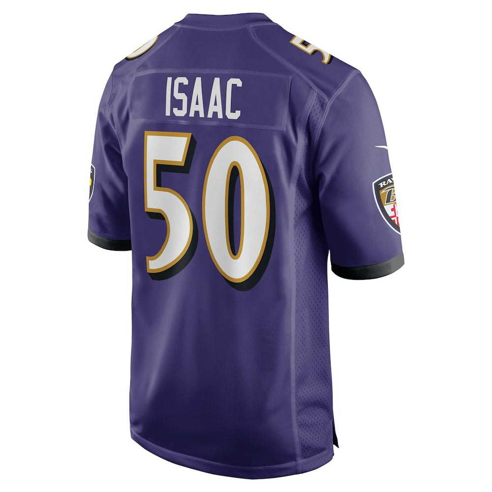 Adisa Isaac Baltimore Ravens Team Game Jersey Purple | Nike for Sale