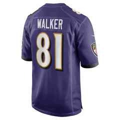 Devontez Walker Baltimore Ravens Team Game Jersey Purple | Nike for Sale