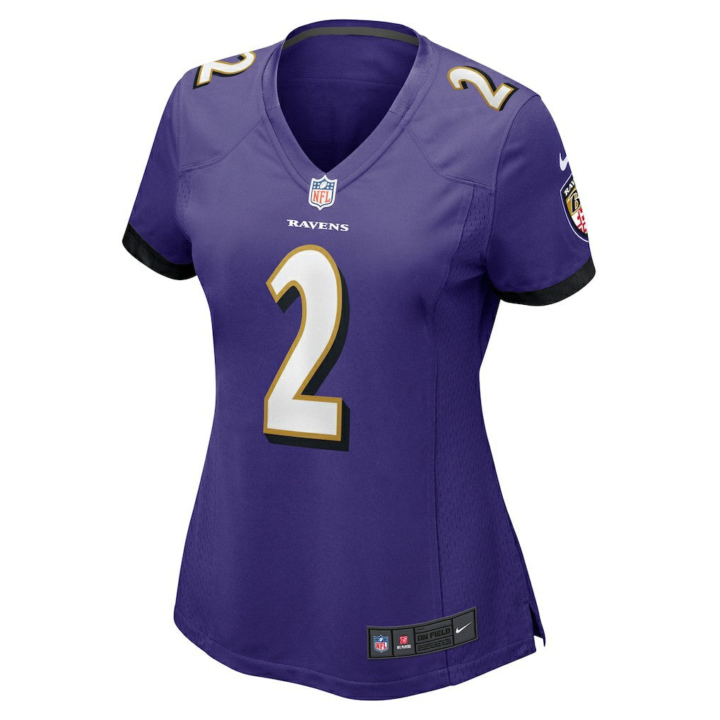 Nate Wiggins Baltimore Ravens Women's Game Jersey Purple | Nike for Sale
