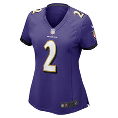 Nate Wiggins Baltimore Ravens Women's Game Jersey Purple | Nike for Sale