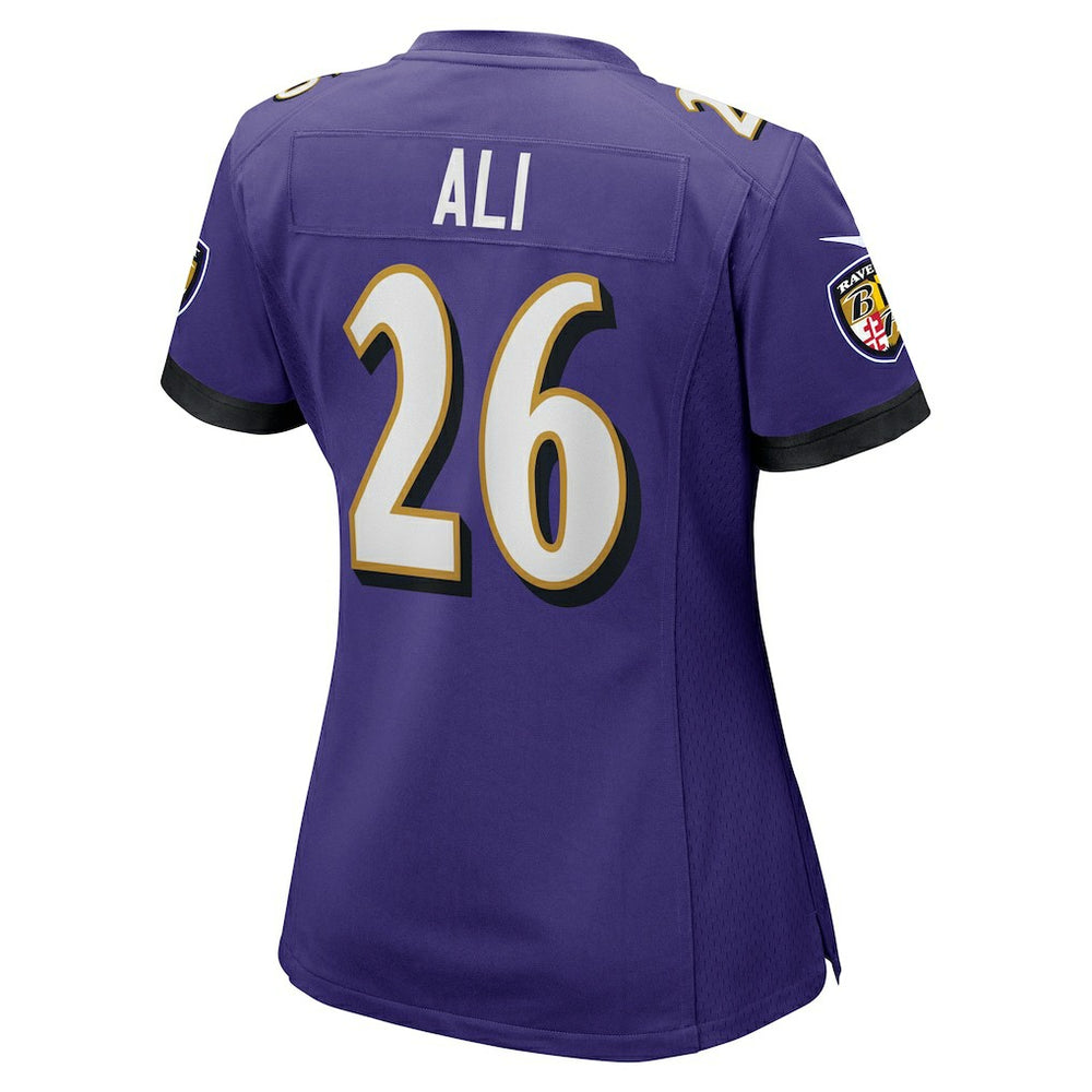 Rasheen Ali Baltimore Ravens Women's Game Jersey Purple | Nike for Sale