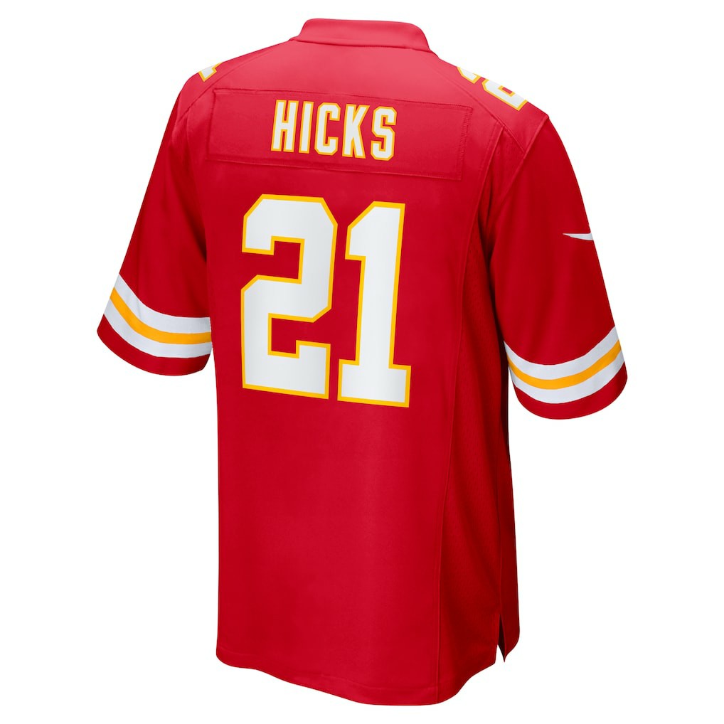 Jaden Hicks Kansas City Chiefs Game Jersey Red | Nike for Sale