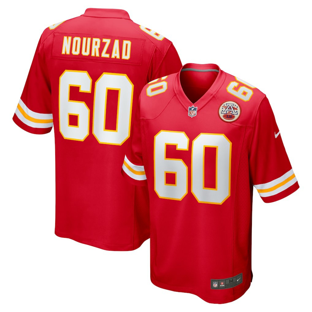 Hunter Nourzad Kansas City Chiefs Game Jersey Red | Nike for Sale