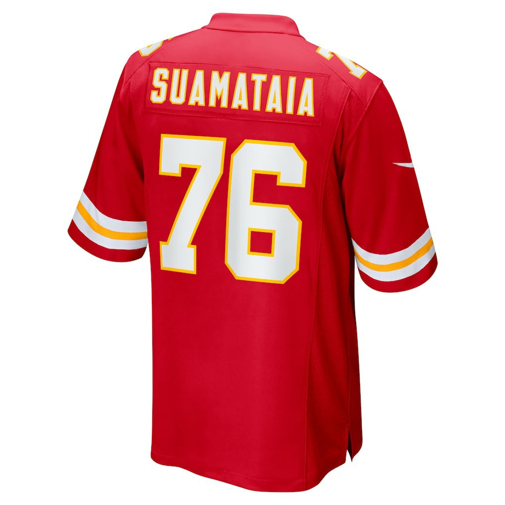 Kingsley Suamataia Kansas City Chiefs Game Jersey Red | Nike for Sale