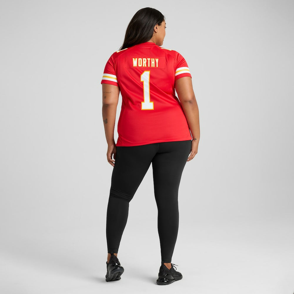 Xavier Worthy Kansas City Chiefs Women's Game Jersey Red | Nike for Sale