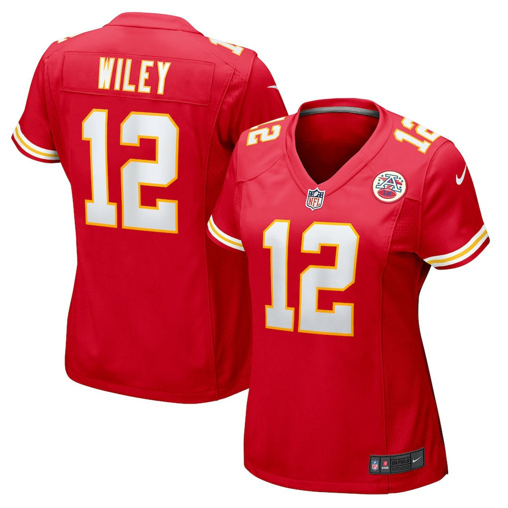 Jared Wiley Kansas City Chiefs Women's Game Jersey Red | Nike for Sale