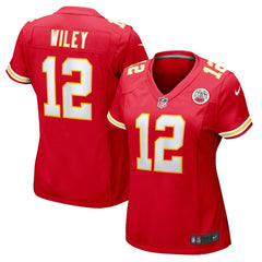 Jared Wiley Kansas City Chiefs Women's Game Jersey Red | Nike for Sale