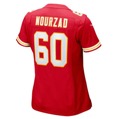 Hunter Nourzad Kansas City Chiefs Women's Game Jersey Red | Nike for Sale