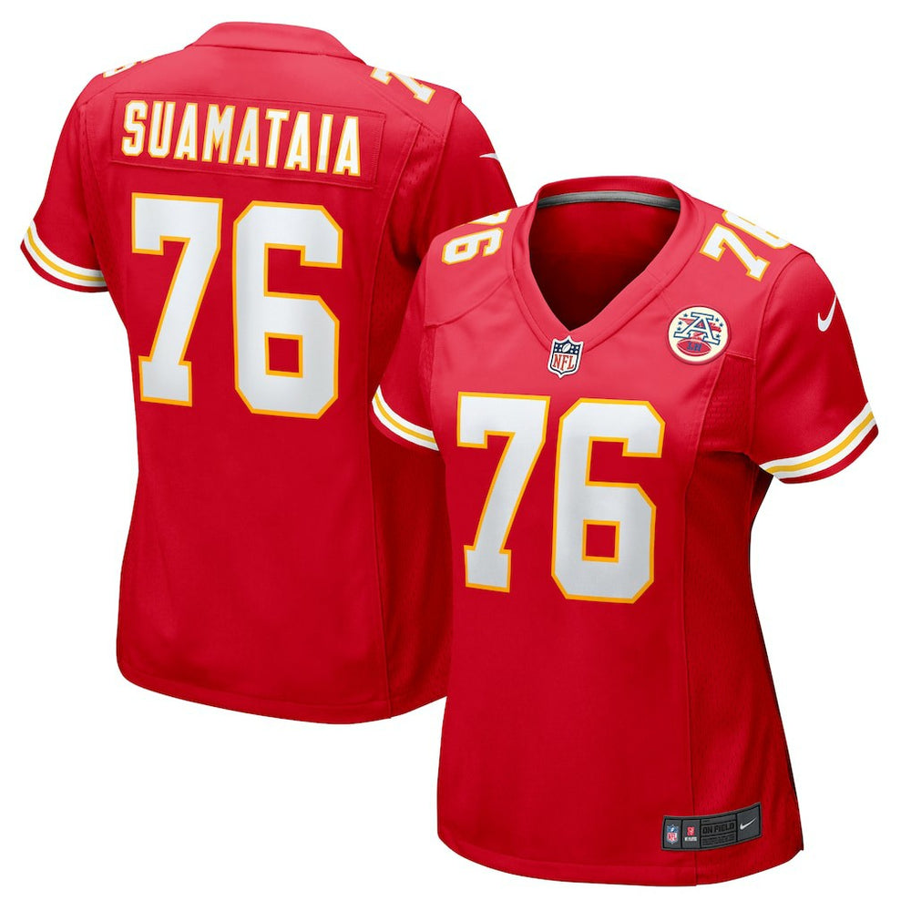 Kingsley Suamataia Kansas City Chiefs Women's Game Jersey Red | Nike for Sale