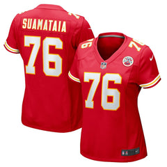 Kingsley Suamataia Kansas City Chiefs Women's Game Jersey Red | Nike for Sale