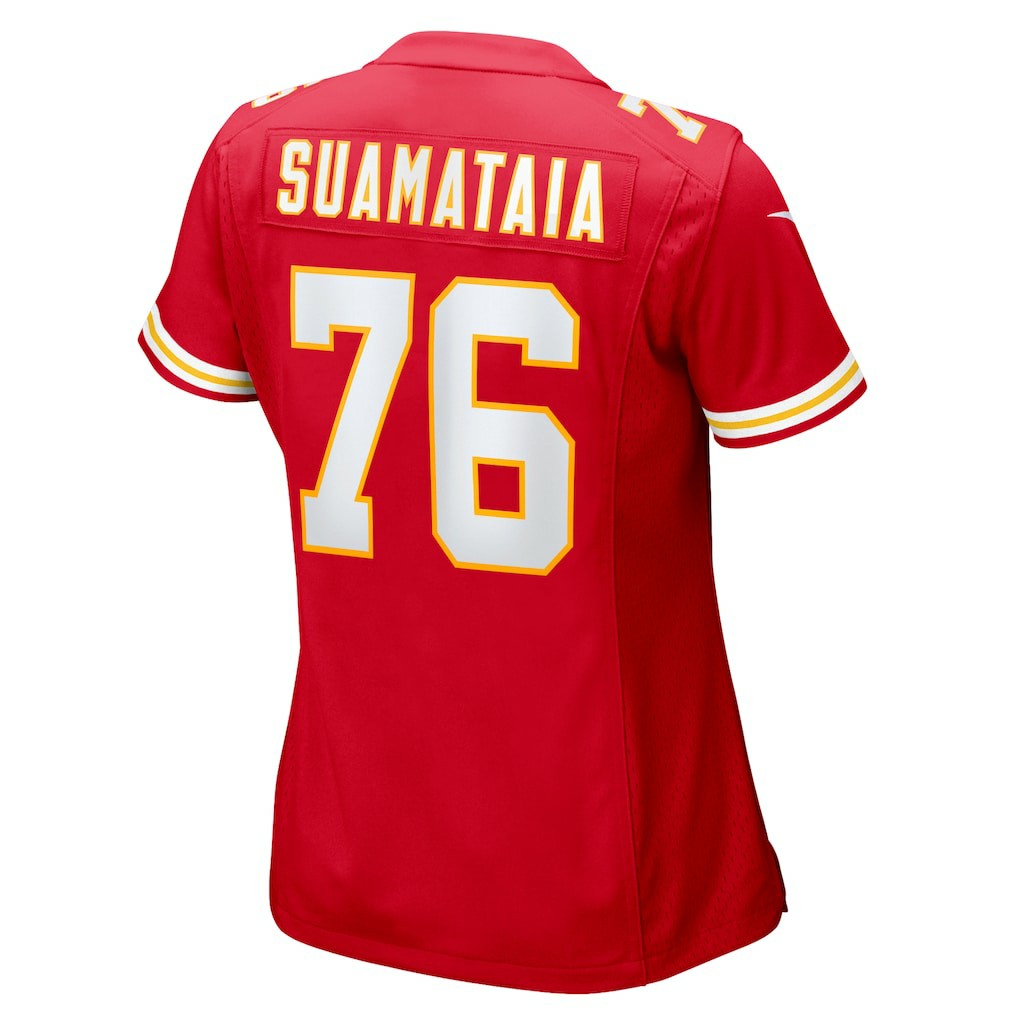 Kingsley Suamataia Kansas City Chiefs Women's Game Jersey Red | Nike for Sale