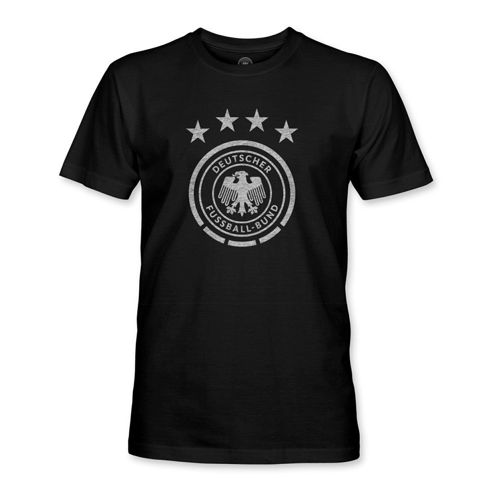 Germany National Team 1863FC Mono Badge T-Shirt Black - FIFA World CUP