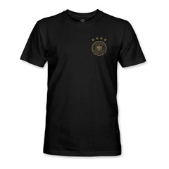 Germany National Team 1863FC Mono Badge T-Shirt Black - FIFA World CUP