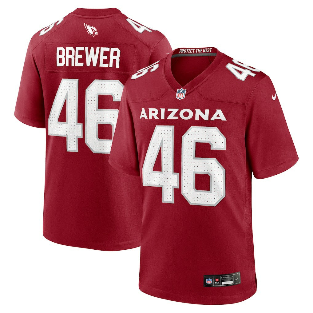 Aaron Brewer Arizona Cardinals Team Game Jersey Cardinal | Nike for Sale