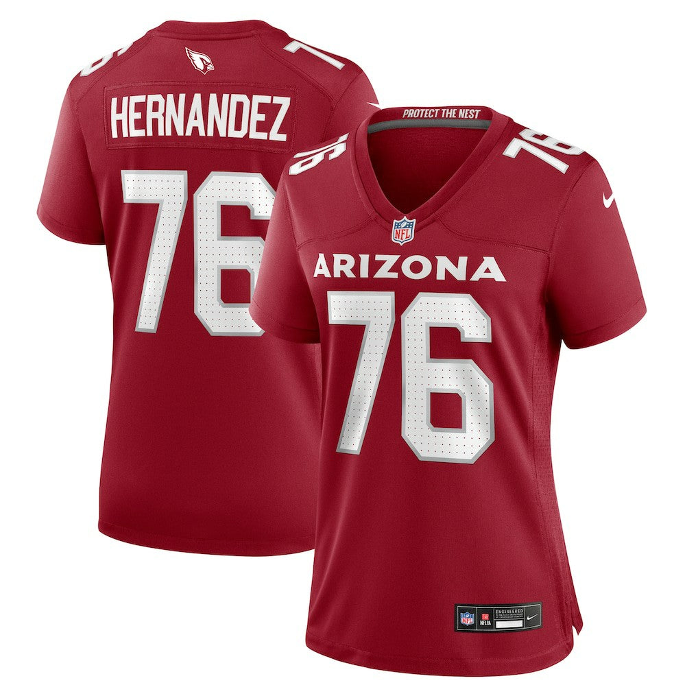Will Hernandez Arizona Cardinals Women's Game Jersey Cardinal | Nike for Sale