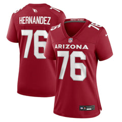 Will Hernandez Arizona Cardinals Women's Game Jersey Cardinal | Nike for Sale