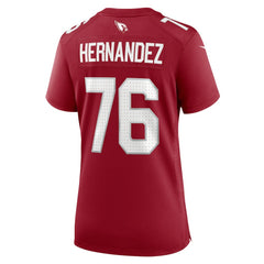 Will Hernandez Arizona Cardinals Women's Game Jersey Cardinal | Nike for Sale