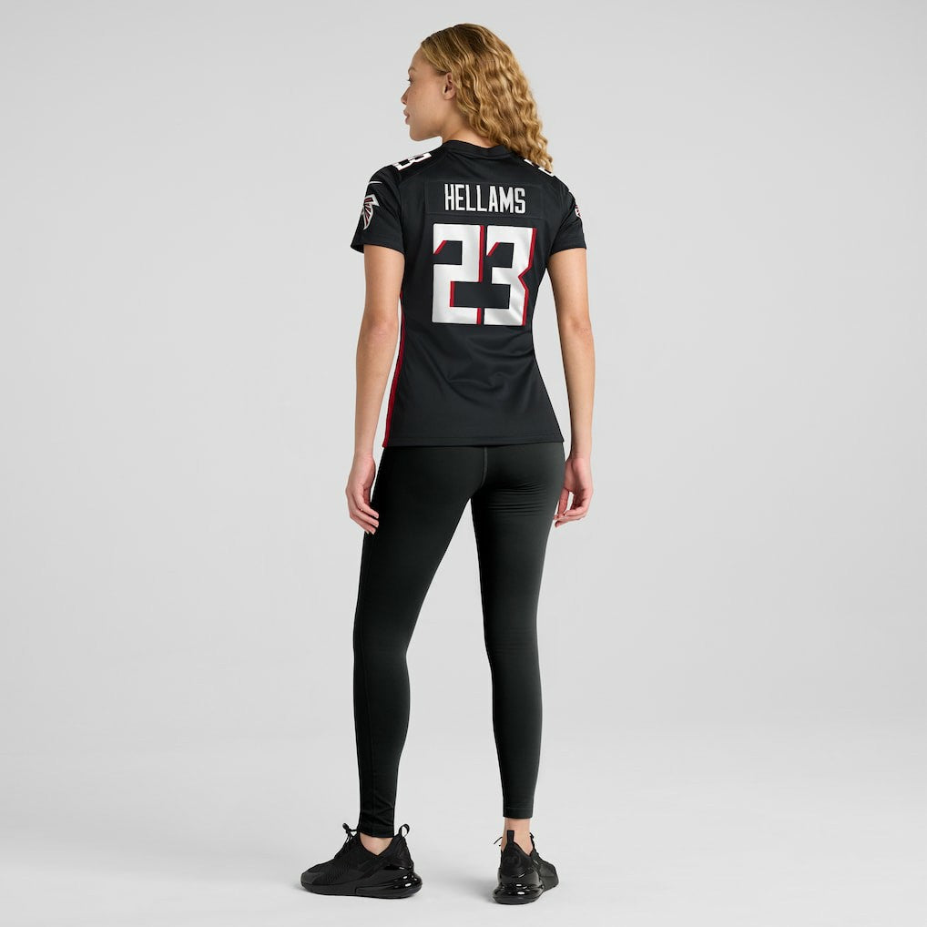DeMarcco Hellams Atlanta Falcons Women's Game Jersey Black | Nike for Sale