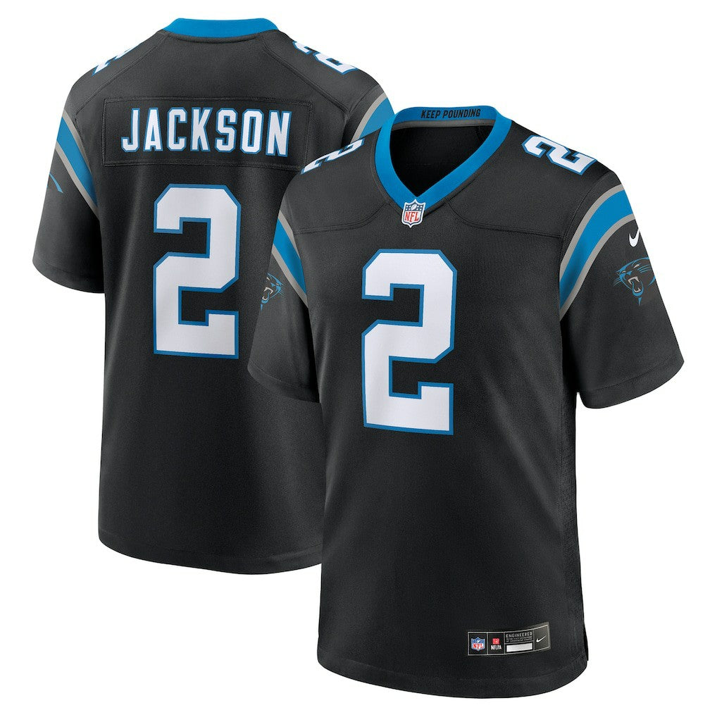 Mike Jackson Carolina Panthers Game Jersey Black | Nike for Sale