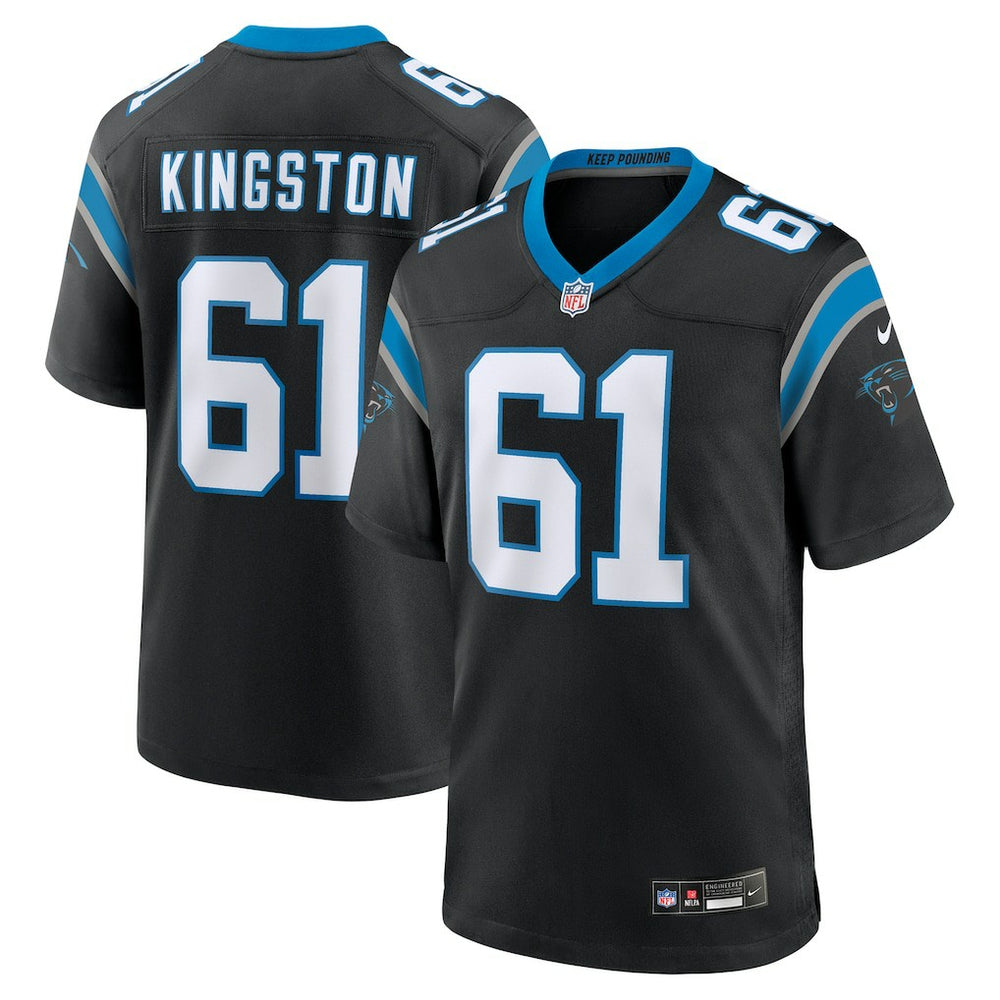 Jarrett Kingston Carolina Panthers Game Jersey Black | Nike for Sale