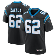 Chandler Zavala Carolina Panthers Game Jersey Black | Nike for Sale