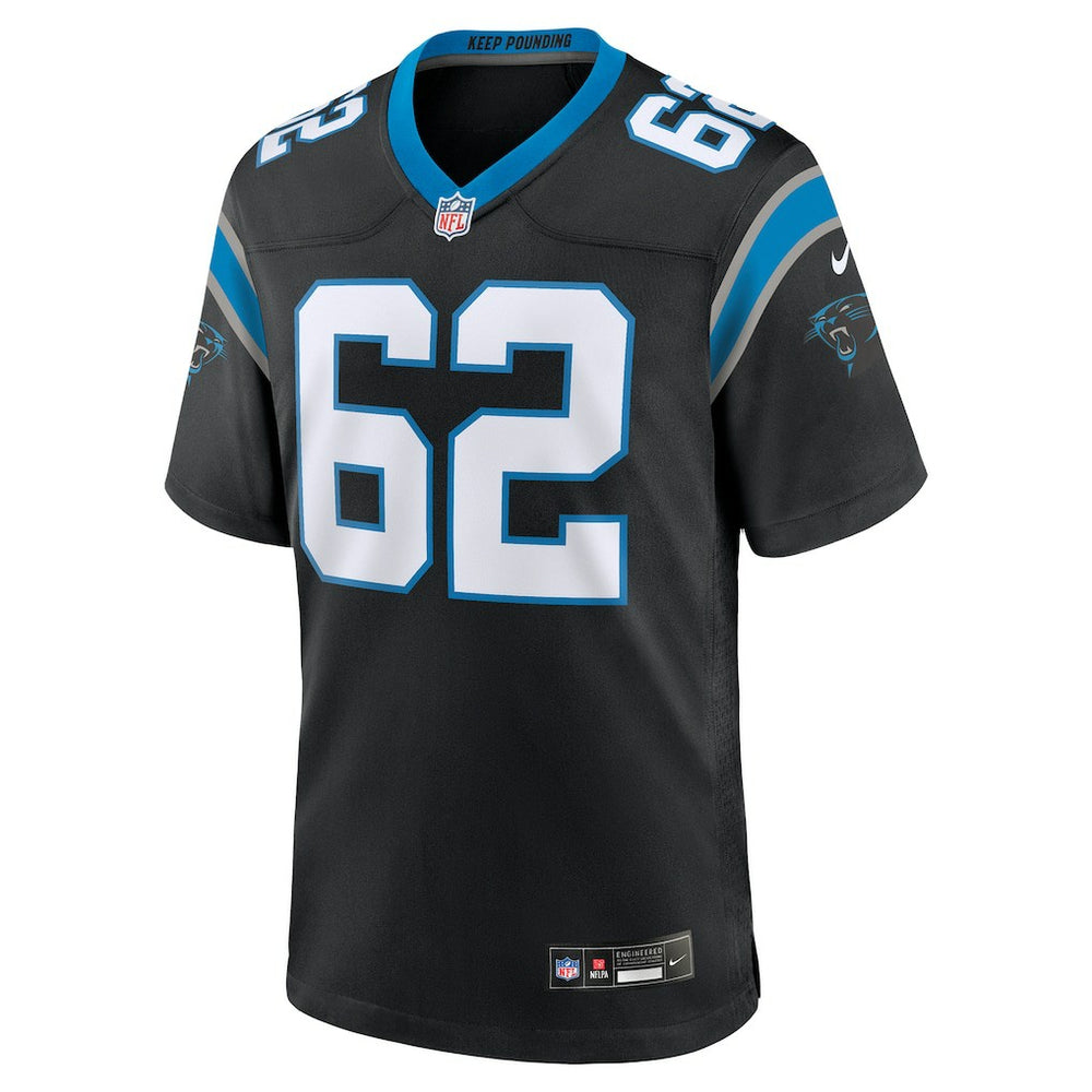 Chandler Zavala Carolina Panthers Game Jersey Black | Nike for Sale