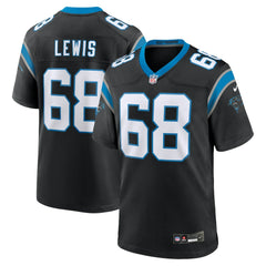 Damien Lewis Carolina Panthers Game Jersey Black | Nike for Sale