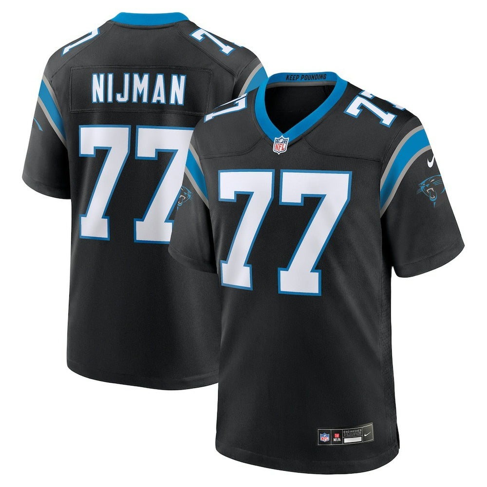 Yosh Nijman Carolina Panthers Game Jersey Black | Nike for Sale