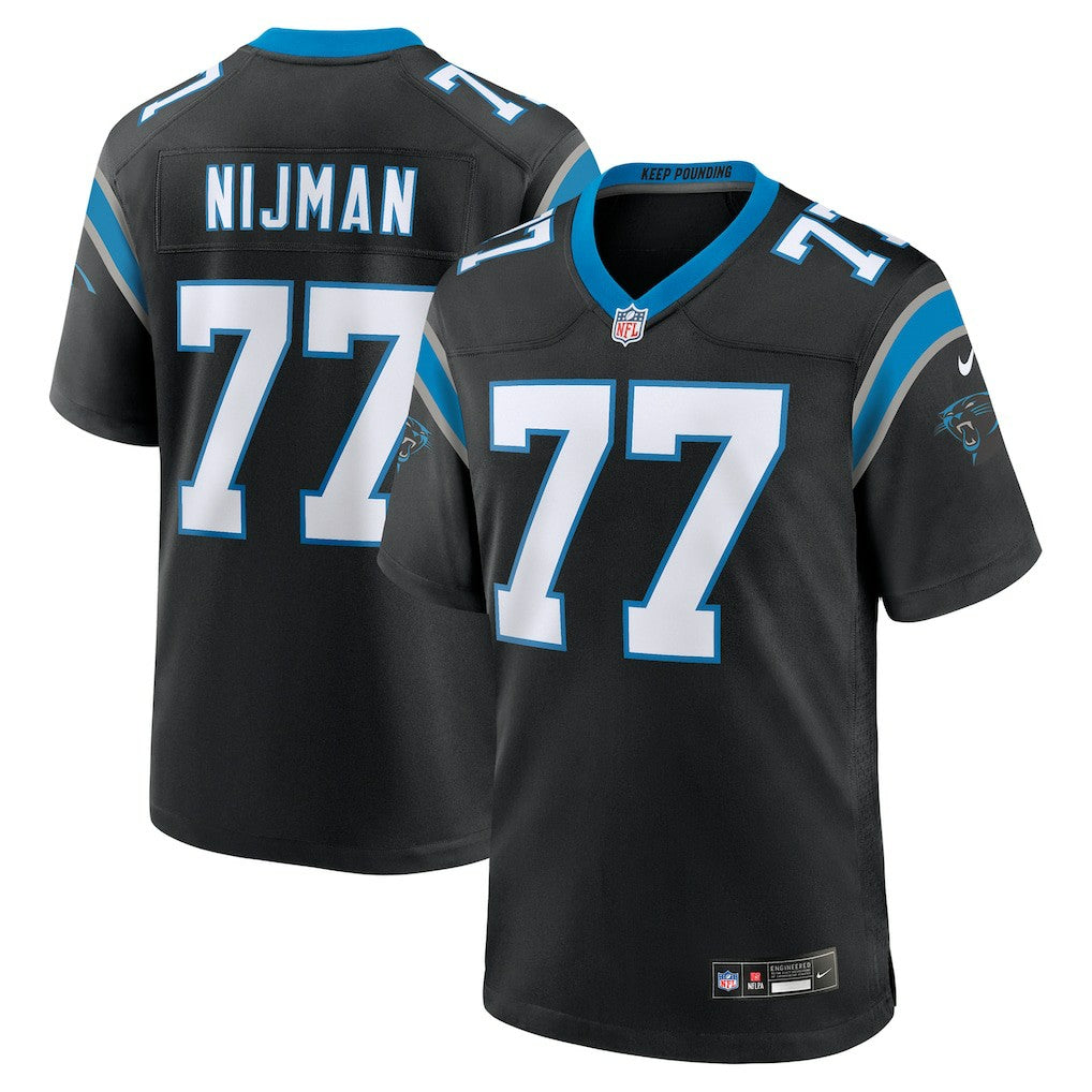 Yosh Nijman Carolina Panthers Game Jersey Black | Nike for Sale