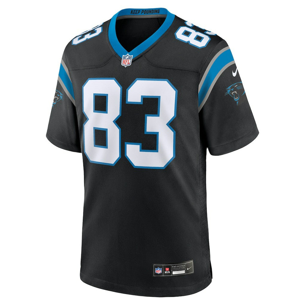 David Moore Carolina Panthers Game Jersey Black | Nike for Sale