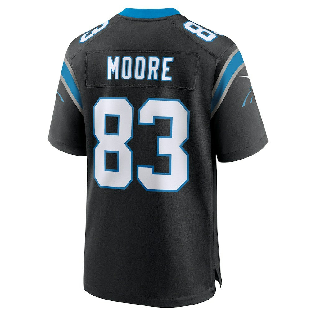 David Moore Carolina Panthers Game Jersey Black | Nike for Sale