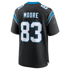 David Moore Carolina Panthers Game Jersey Black | Nike for Sale