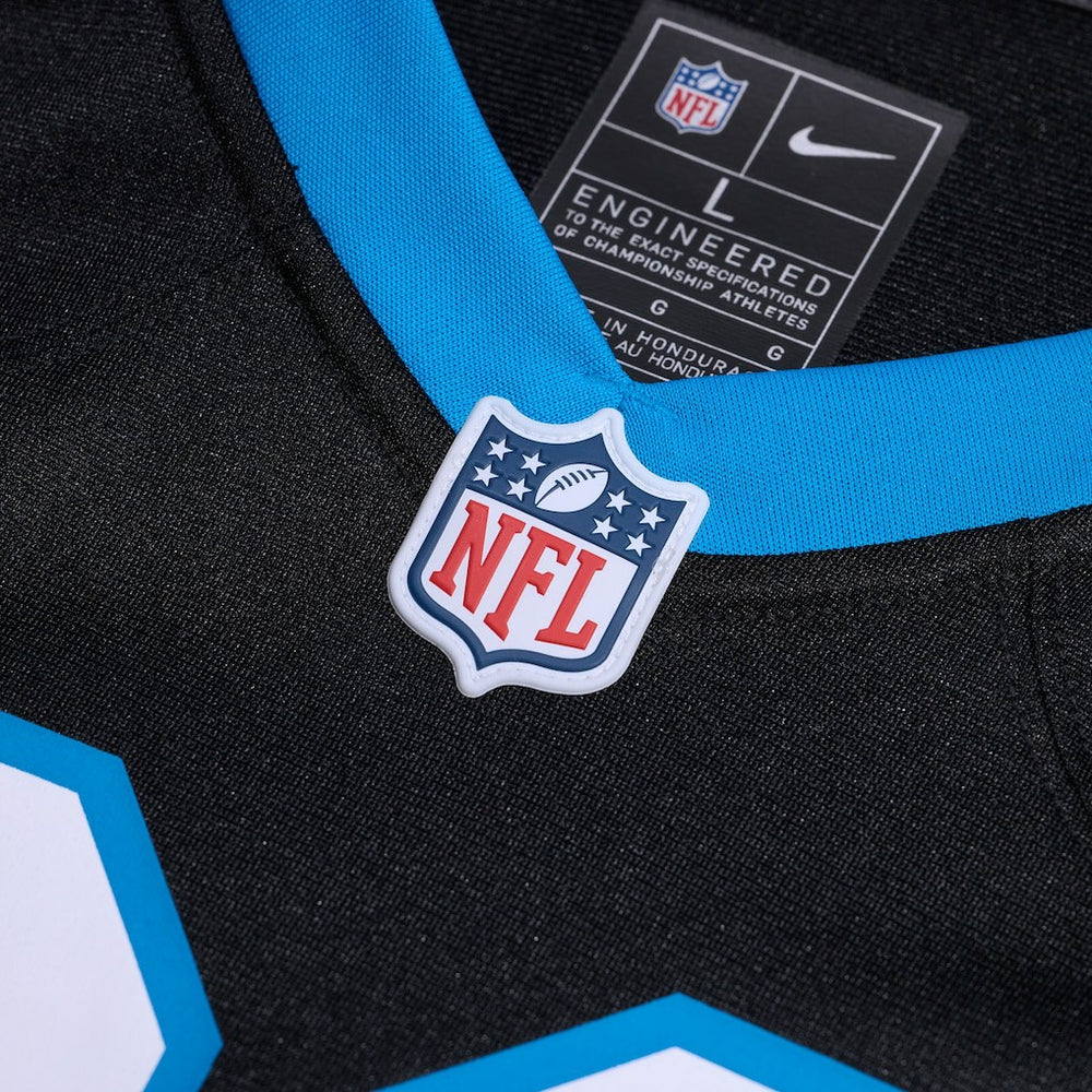 David Moore Carolina Panthers Game Jersey Black | Nike for Sale