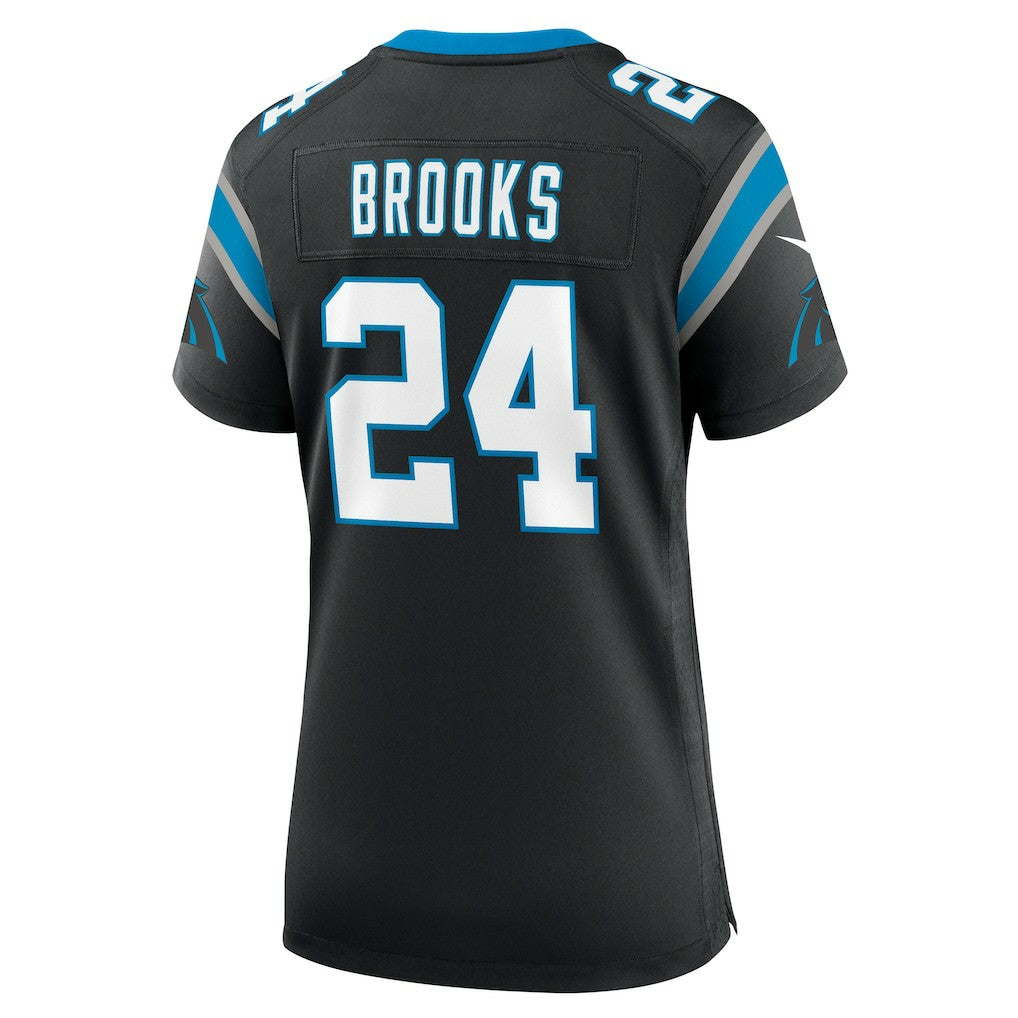 Jonathon Brooks Carolina Panthers Women's Game Jersey Black | Nike for Sale