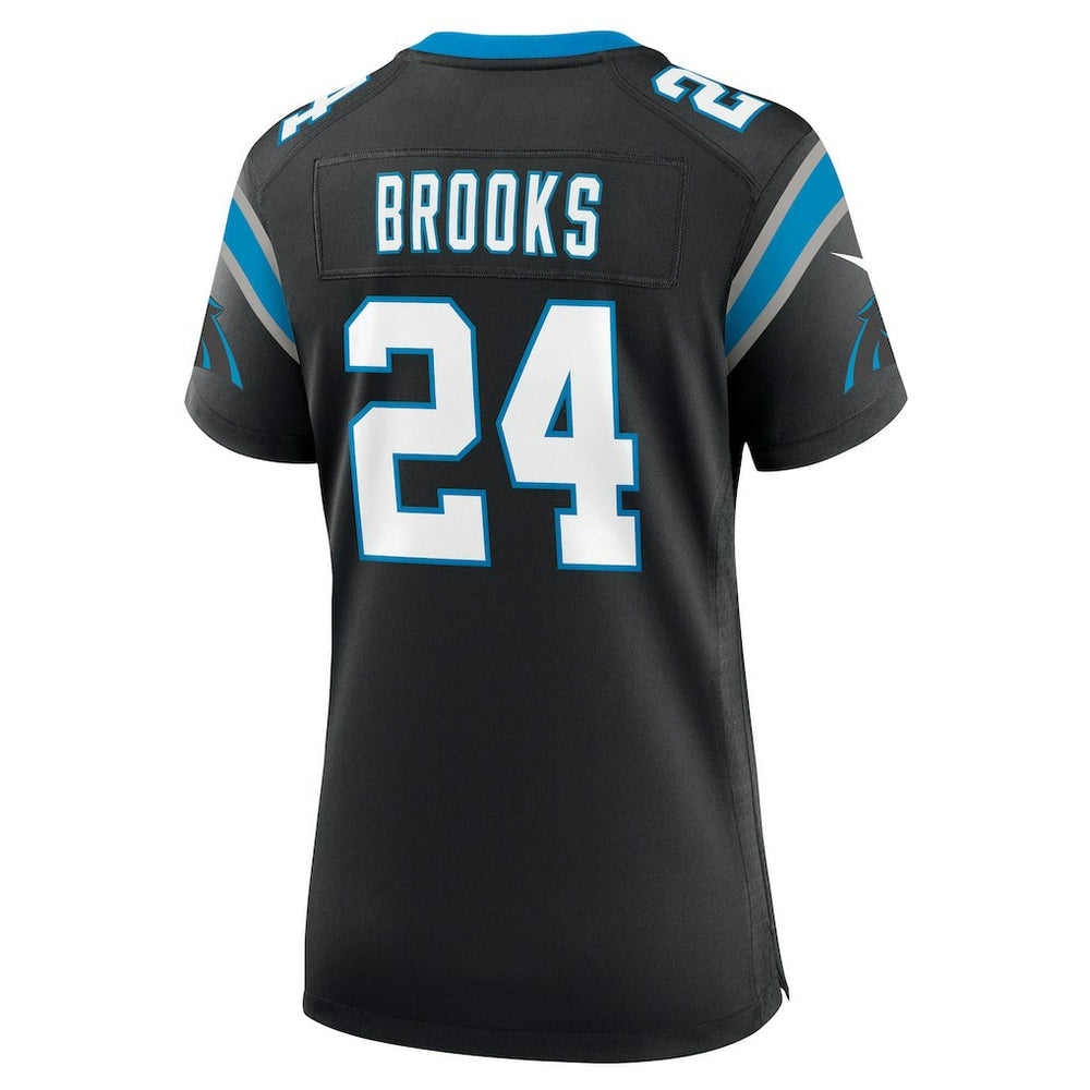 Jonathon Brooks Carolina Panthers Women's Game Jersey Black | Nike for Sale