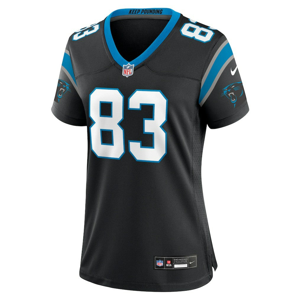 David Moore Carolina Panthers Women's Game Jersey Black | Nike for Sale