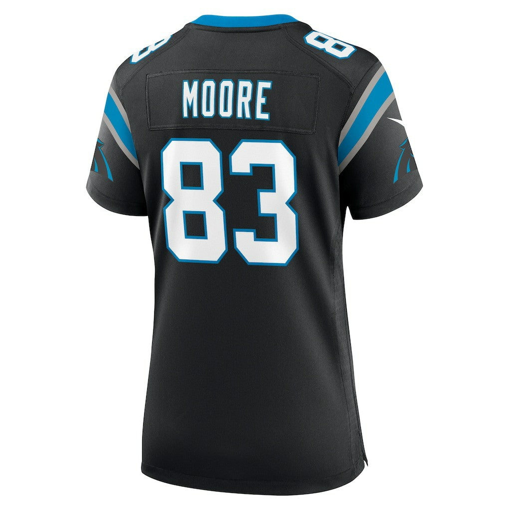 David Moore Carolina Panthers Women's Game Jersey Black | Nike for Sale