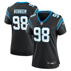 D.J. Wonnum Carolina Panthers Women's Game Jersey Black | Nike for Sale
