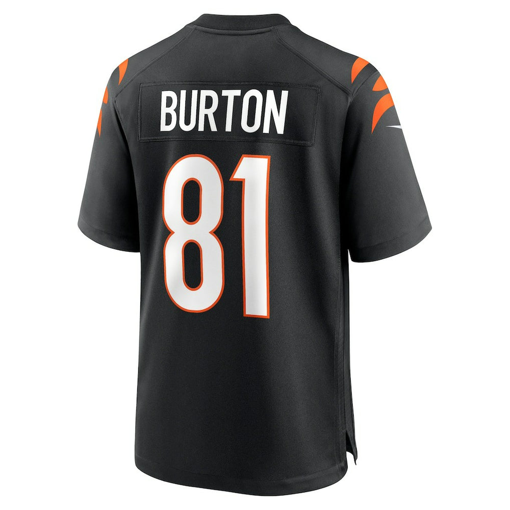 Jermaine Burton Cincinnati Bengals Game Jersey Black | Nike for Sale